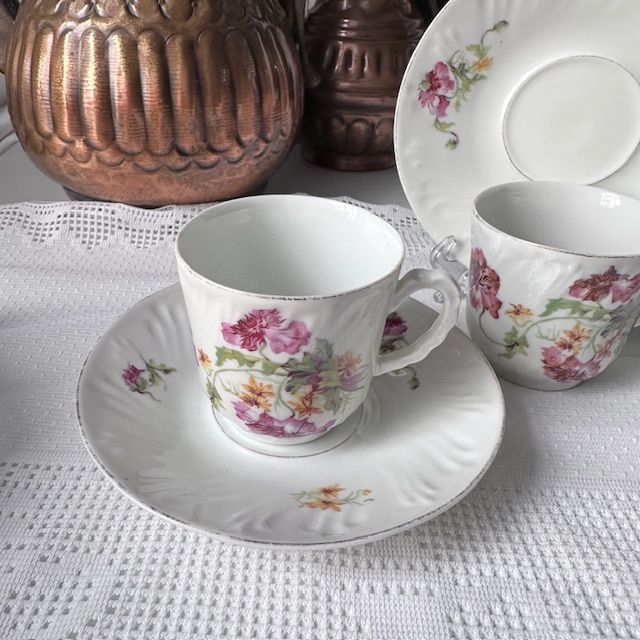 Кофейная пара 125 мл фарфор Франция