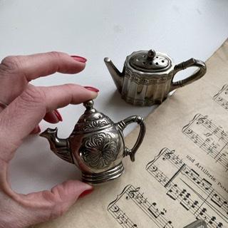 Солонка и перечница Чайники набор 2 предмета
