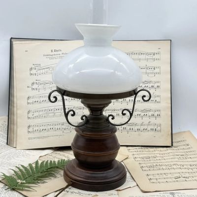 Лампа настольная 45 см дерево