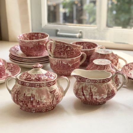 Молочник и сахарница Palissy, Thames River Scenes Англия