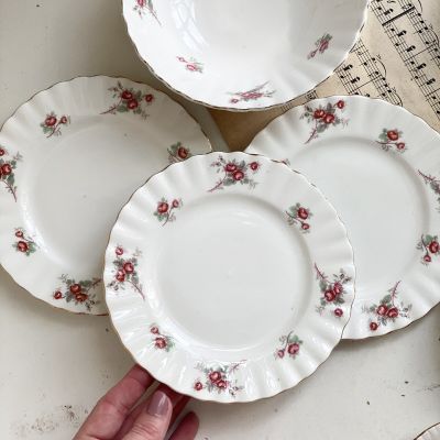 Тарелка 16 см Richmond Rose Time Англия костяной фарфор