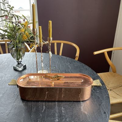 Жаровня для запекания паширования рыбы медь латунь