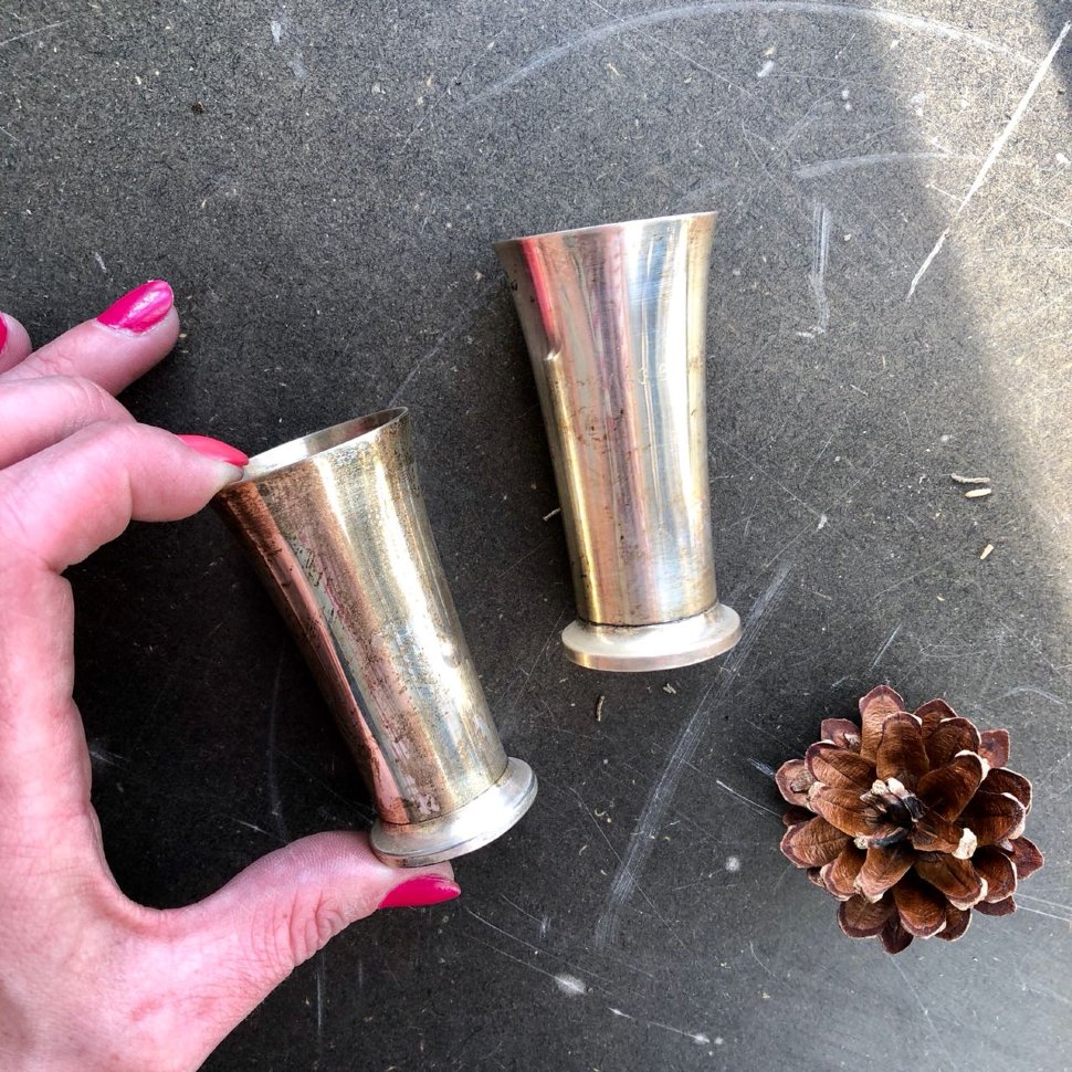 Рюмки мельхиор 40 мл 1976 год