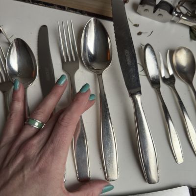 Ложка столовая Gero 21 см серебрение Голландия