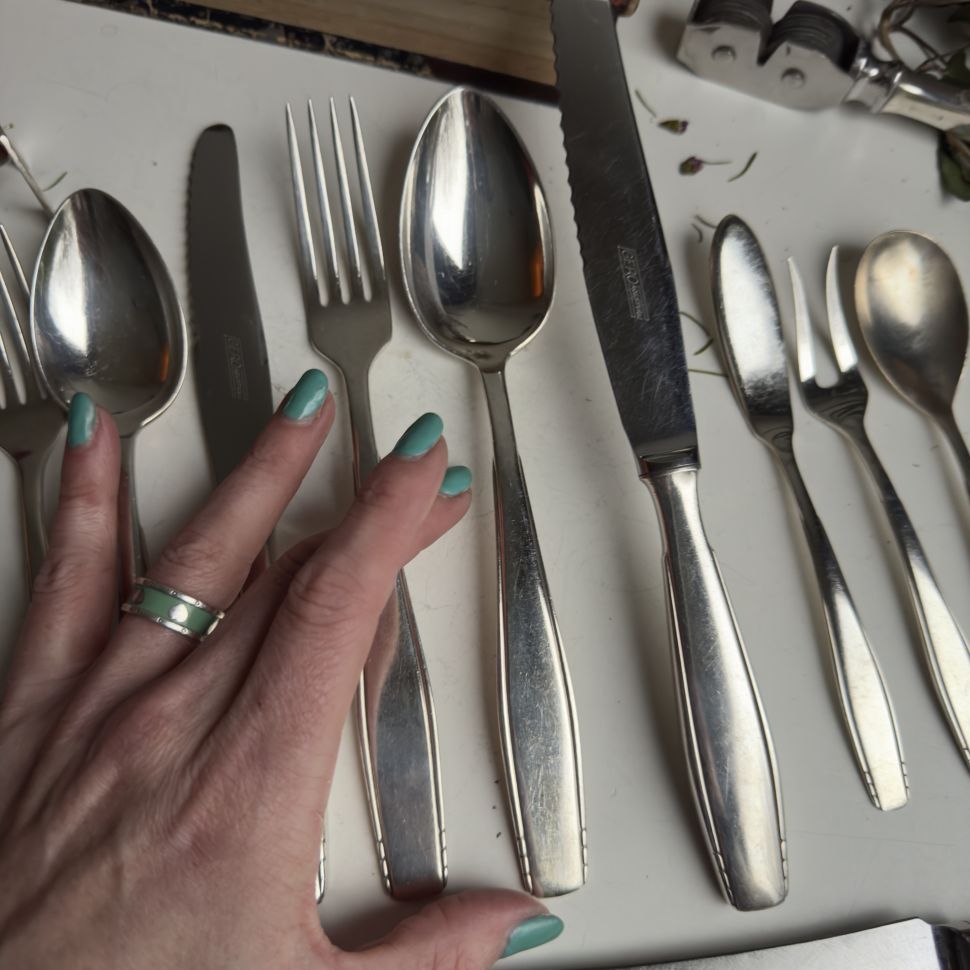 Ложка столовая Gero 21 см серебрение Голландия