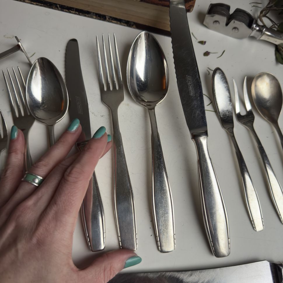 Ложка столовая Gero 21 см серебрение Голландия