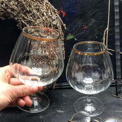 Бокал Хрусталь с золотой каймой