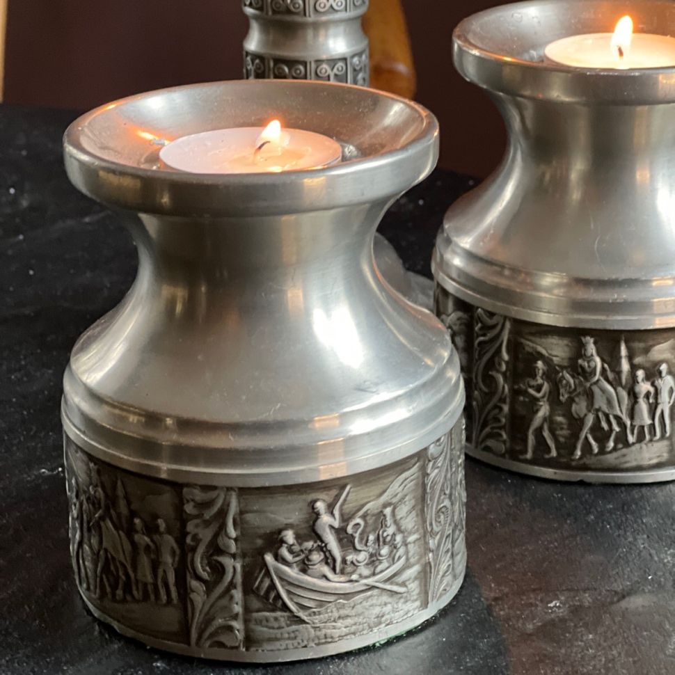 Подсвечник 11 см олово Норвегия