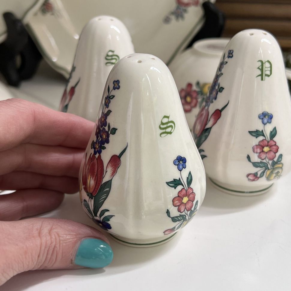 Солонка Alt Strassburg ВиллеройБох 9 см фарфор Германия