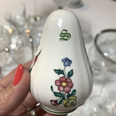 Солонка Alt Strassburg ВиллеройБох 9 см фарфор Германия