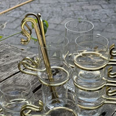 Палочка для латте 18 см латунь