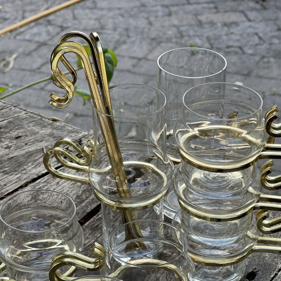 Палочка для латте 18 см латунь