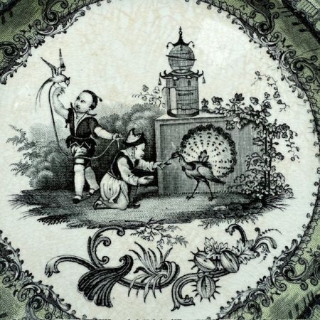 Тарелка Porcelaine Opaque Играющие дети 21 см Франция 1834 г 