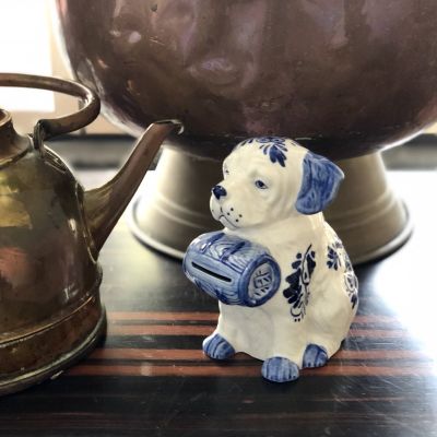 Статуэтка-копилка Собачка Delft