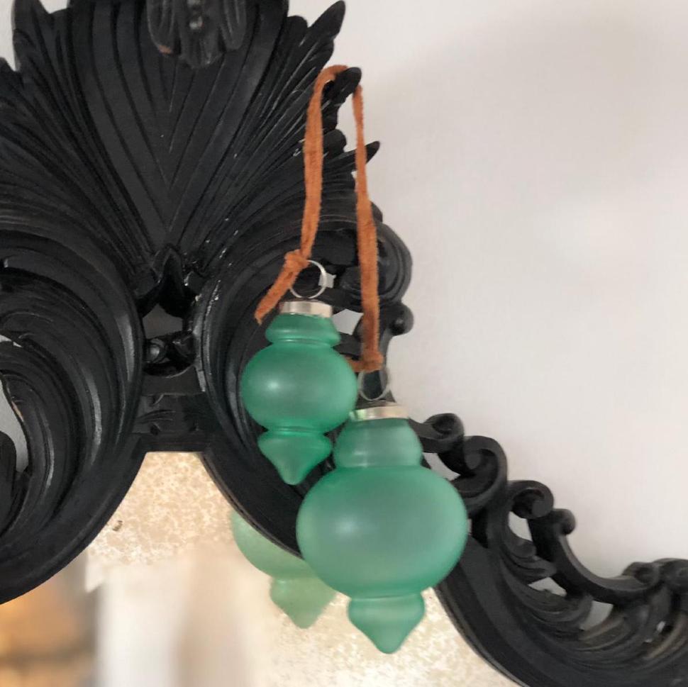 Шар елочный зеленый Большой