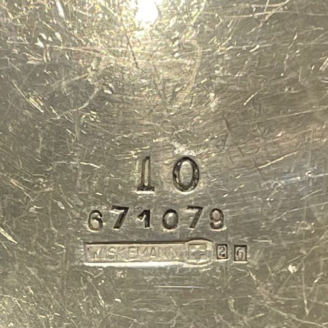 Чайник Wiskemann 1,4 л серебрение Англия 1930-е г.г.