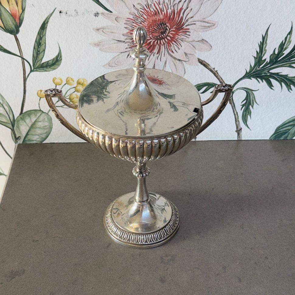 Икорница 26 см GAB серебрение Щвеция