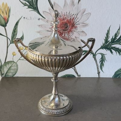 Икорница 26 см GAB серебрение Щвеция