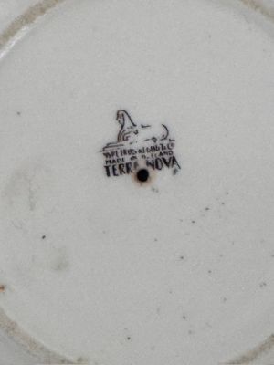 Бульонница на блюдце с крышкой Лев Petrus Terra Nova 500 мл фарфор Голландия