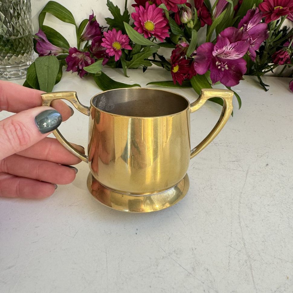 Сахарница 12 см металл