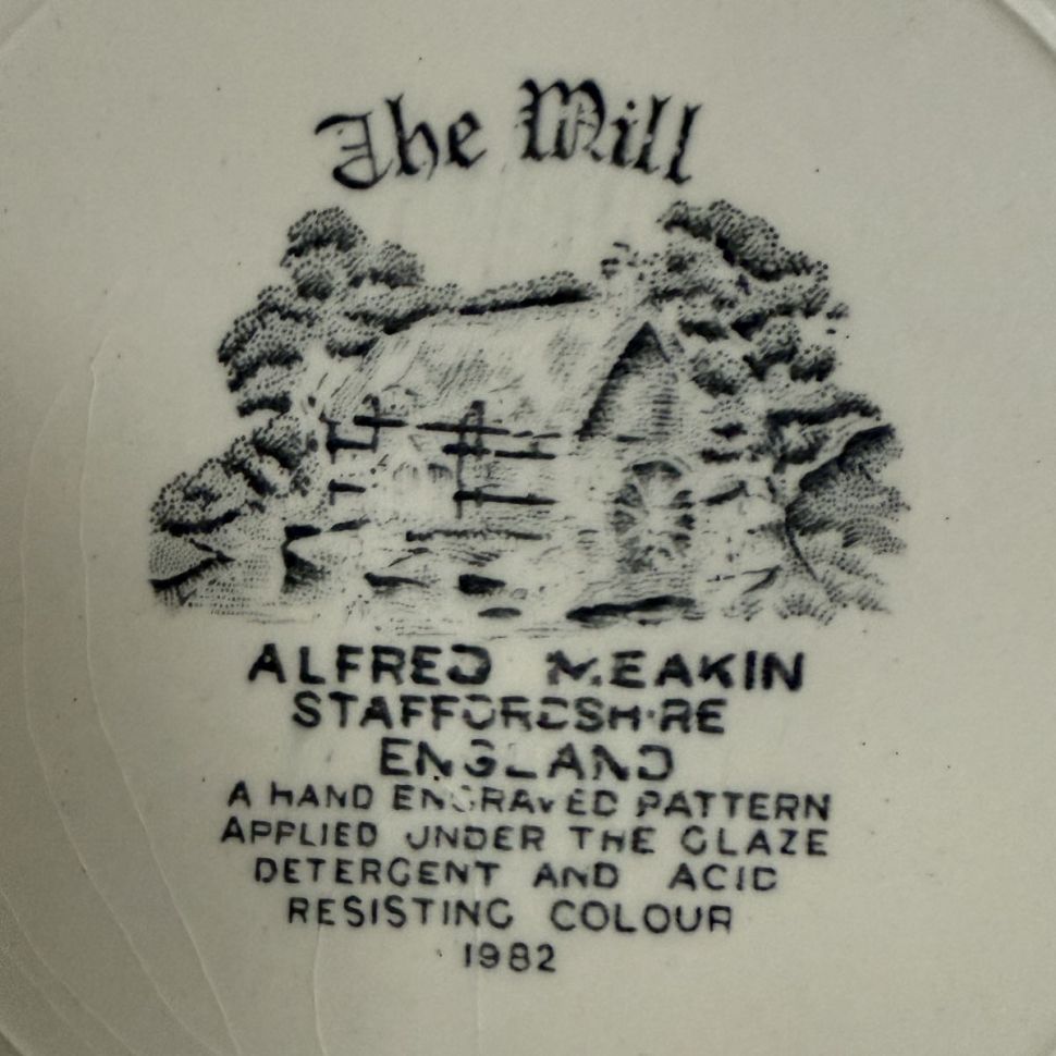 Тарелка Alfred Meakin The Mill 26 см Англия