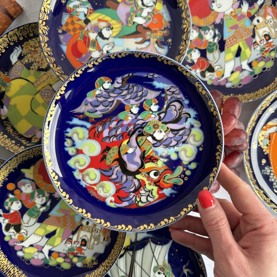 Тарелка Rosenthal 1001 ночь Синдбад 16 см Studio-linie Германия