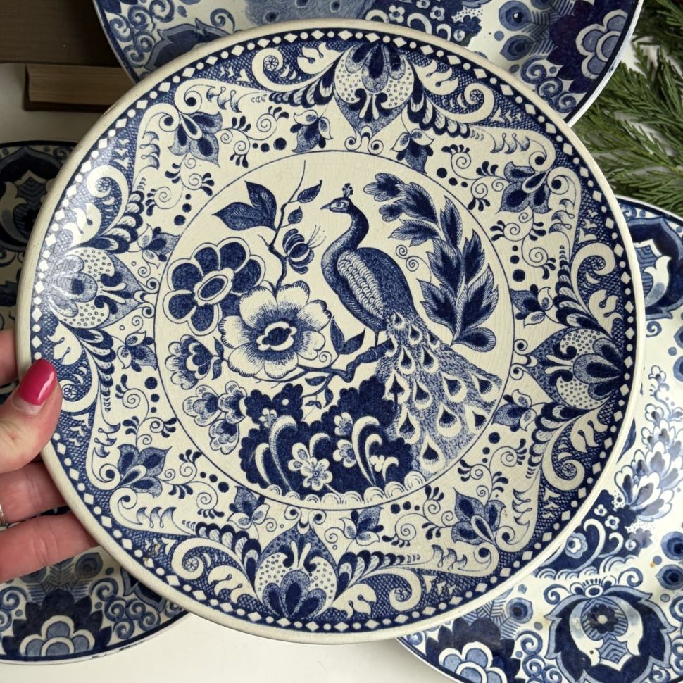 Тарелка Maastricht Deifts Blauw 23 см Голландия