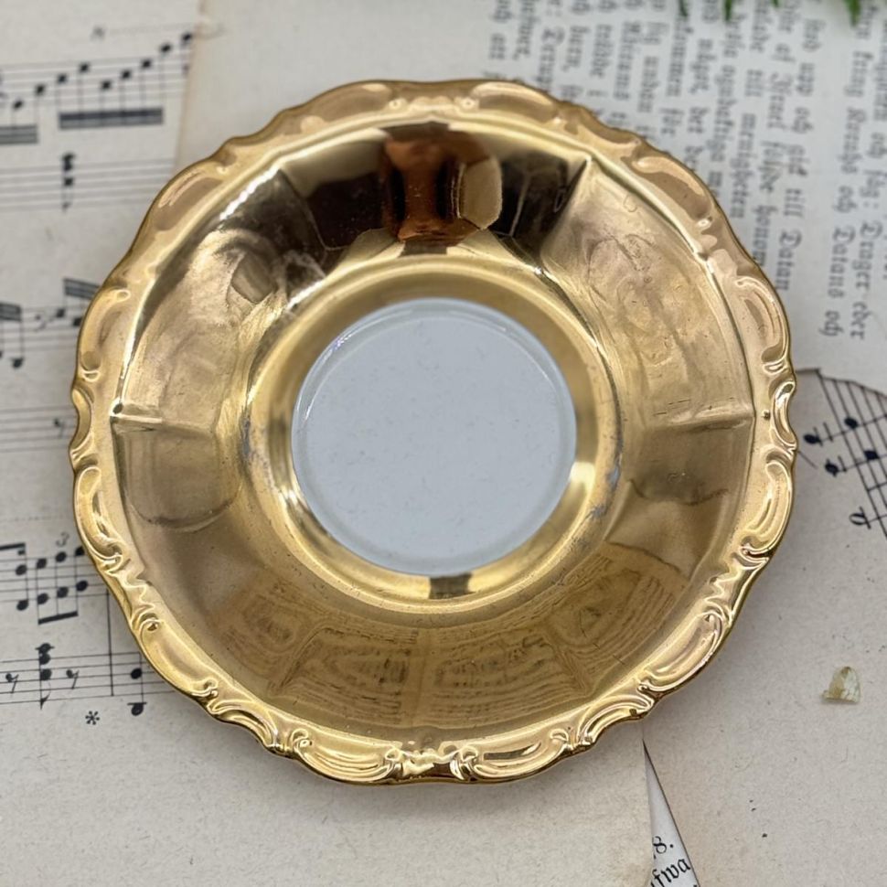 Сервиз кофейный Waldershof 22 karat gold на 6 персон Бавария Германия