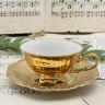 Сервиз кофейный Waldershof 22 karat gold на 6 персон Бавария Германия