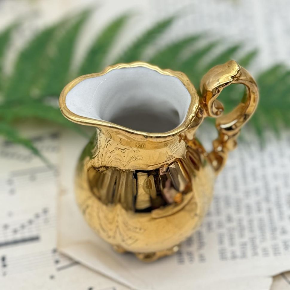 Сервиз кофейный Waldershof 22 karat gold на 6 персон Бавария Германия