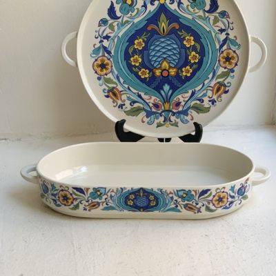 Блюдо для духовки Izmir 38 см ВиллеройБох 1973 г.