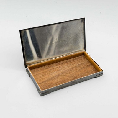 Шкатулка средняя посеребрение 