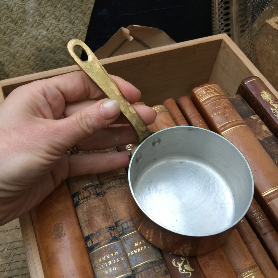 Ковш медный для кашки, малый 10 см