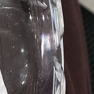 Бонбоньерка на ножках 20 см хрусталь Германия изъян