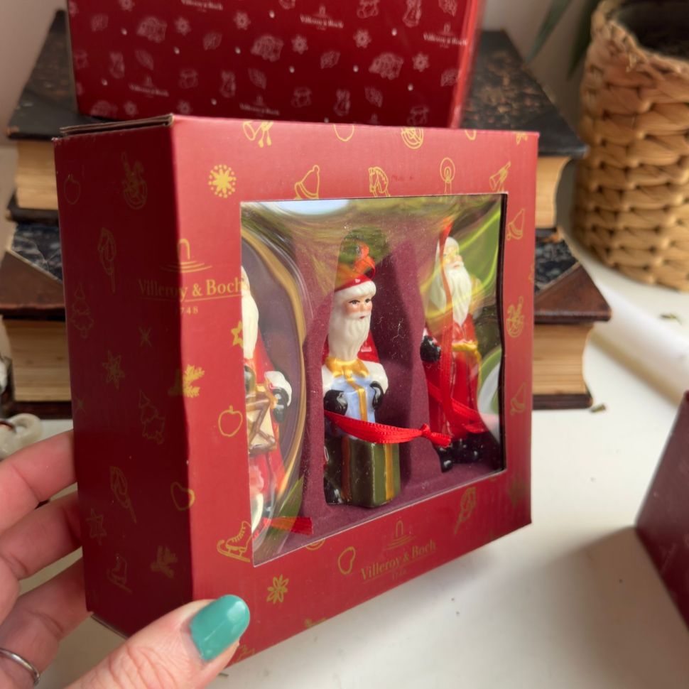 Подвес Дед Мороз ВиллеройБох Nostalgic Ornaments набор 3 шт.