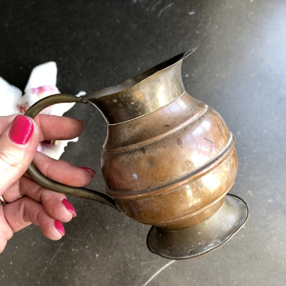 Кувшин малый медь