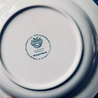 Тарелка ВиллеройБох Burgenland синий 25 см фарфор Германия