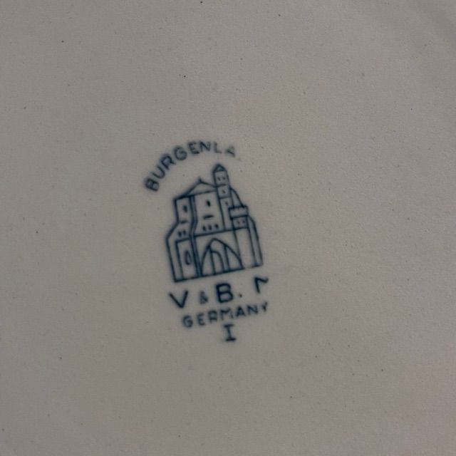 Тарелка ВиллеройБох Burgenland синий 25 см фарфор Германия