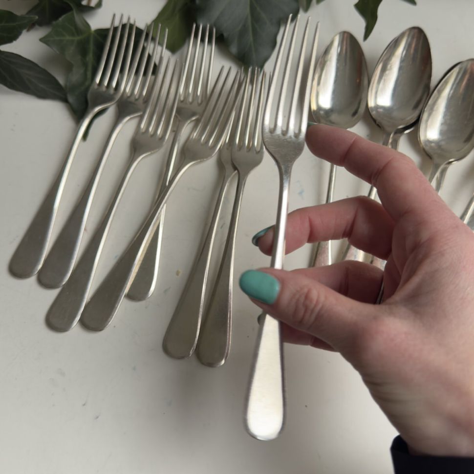 Вилка столовая WMF 19 см серебрение Германия