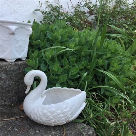 Кашпо керамика лебедь, Португалия
