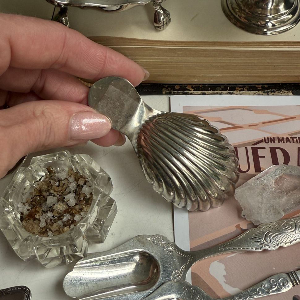 Ложка амюз-буш 8 см мельхиор