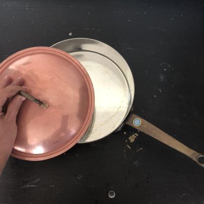 Сотейник с крышкой Dala Gruppen медь, Швеция