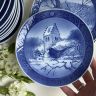 Тарелка ежегодная 1966 Royal Copenhagen Дания