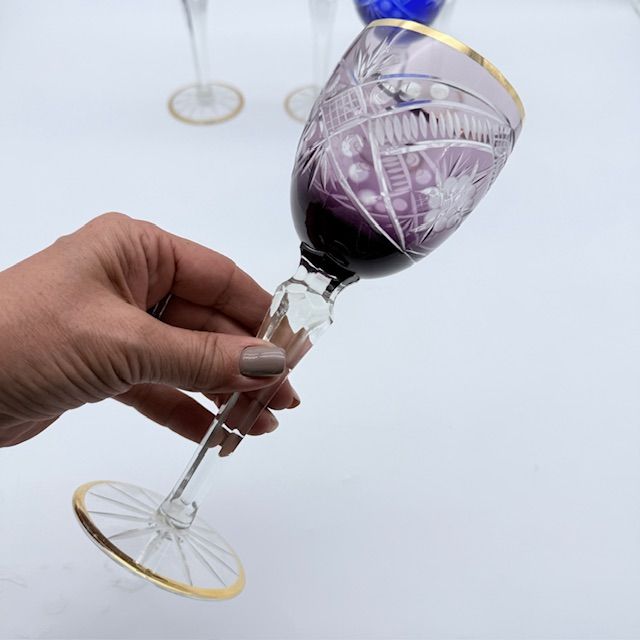 Бокал Anna Hutte набор Арлекин 5 шт. 270 мл накладной хрусталь Германия 