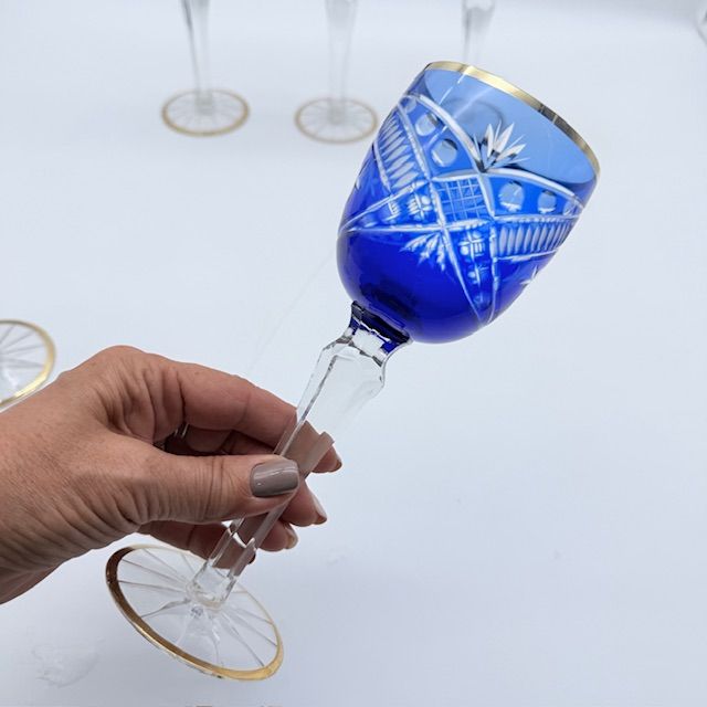 Бокал Anna Hutte набор Арлекин 5 шт. 270 мл накладной хрусталь Германия 