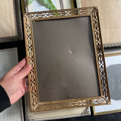 Рамка ажурная 22х28 см металл со стеклом
