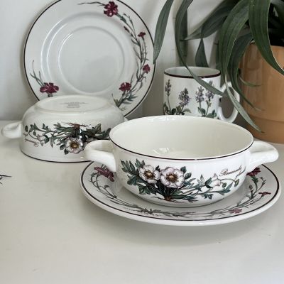 Бульонная чаша глубокая тарелка Botanica 450 мл 2000 гг ВиллеройБох