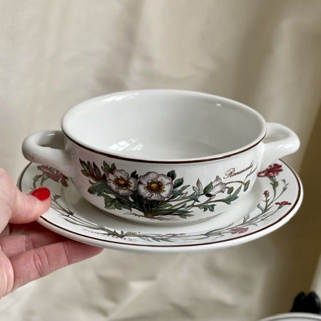 Бульонная чаша глубокая тарелка Botanica 450 мл 2000 гг ВиллеройБох