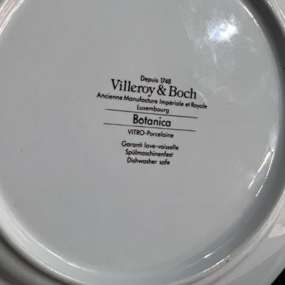 Бульонная чаша глубокая тарелка Botanica 450 мл 2000 гг ВиллеройБох