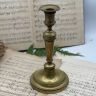 Подсвечник на одну свечу 27 см латунь 